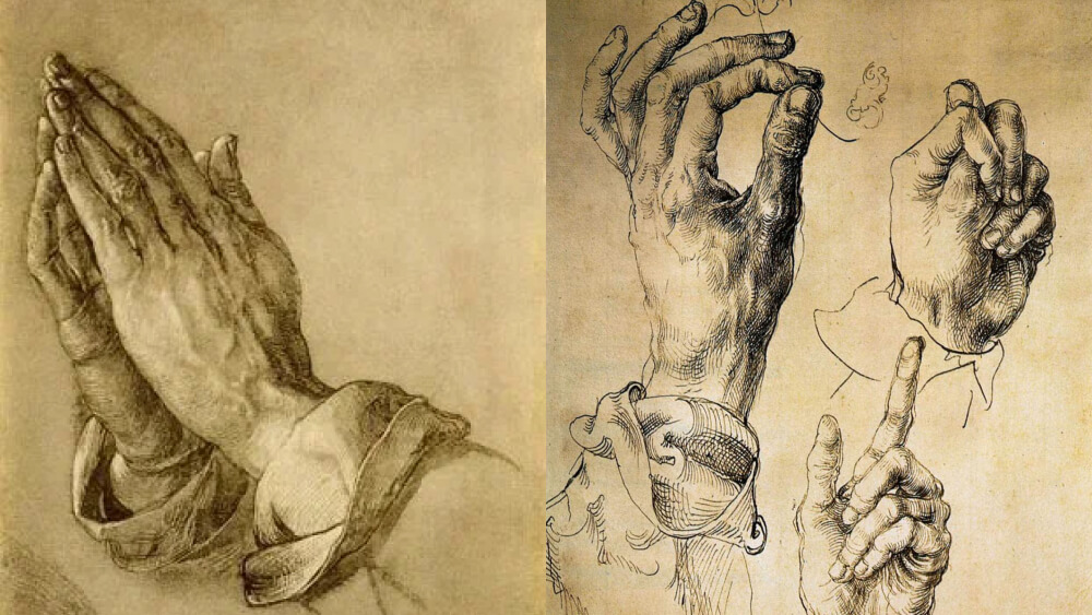 durer hands of the praying one